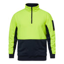 CREST HI VIS TWO TONE 1/2 ZIP PULLOVER WT8012