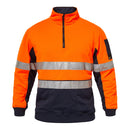 RIDGE HIVIS TWO TONE 1/2 ZIP PULLOVER WITH CSR TAPE WT8013