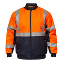 TEMPEST HI VIS BOMBER JACKET WITH X - PATTERN TAPE WW9010