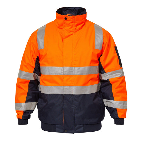 TYPHOON HI VIS MODERN BOMBER JACKET WITH TAPE WW9011