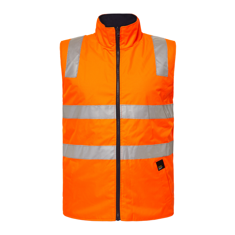 FROST HI VIS REVERSIBLE FLEECE VEST WITH TAPE WW9014